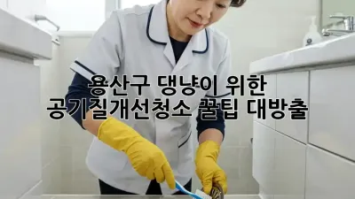 용산구🏠 댕냥이🐾 위한 #공기질개선청소 꿀팁 대방출!