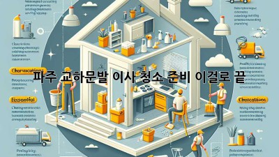 ✨ 파주 교하/문발 이사, 청소 준비 이걸로 끝! 🧹💖