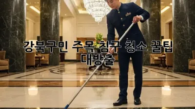 강북구민 주목! 침구 청소 꿀팁 대방출 ✨