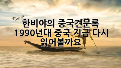 한비야의 중국견문록: 1990년대 중국, 지금 다시 읽어볼까요?